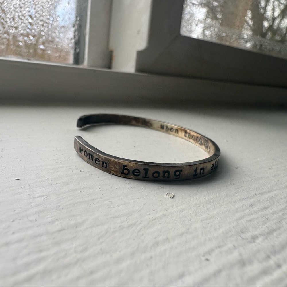 Silver RBG Inspirational Bracelet